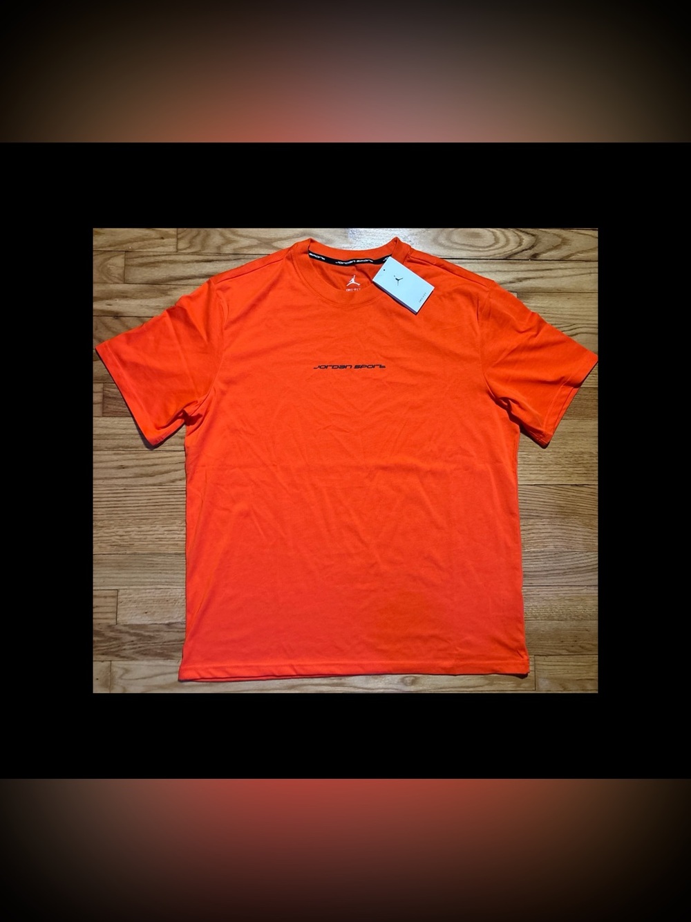 Jordan Sports DRI-FIT Short Sleeve t-Shirt Men’s size Large NEW! orange